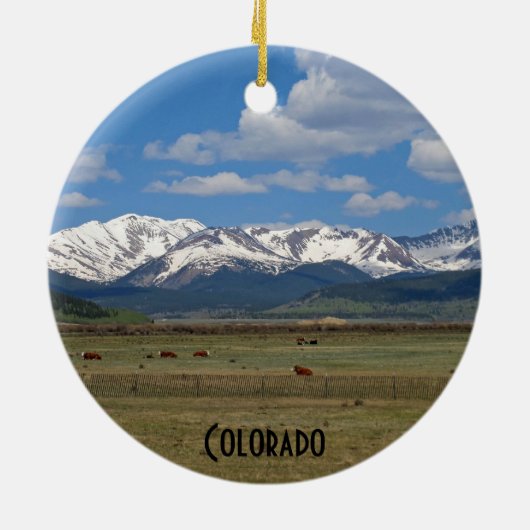 Colorado Rocky Mountains Ornament (Achterkant)