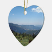 Colorado Rocky Mountains Panorama Keramisch Ornament (Links)