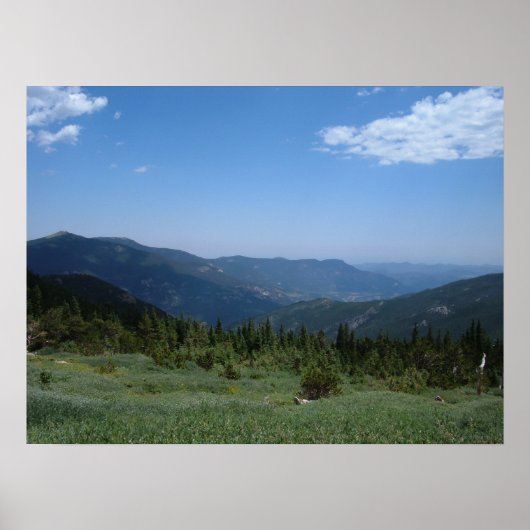 Colorado Rocky Mountains Panorama Poster (Voorkant)
