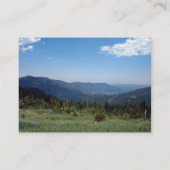 Colorado Rocky Mountains Panorama Visitekaartje (Achterkant)