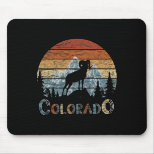 Colorado Rocky Mountains Retro T-shirt skiën Campi Muismat
