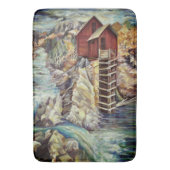 Colorado Rocky Mountains Rivier Crystal Mill Badmat (Voorkant Verticaal)