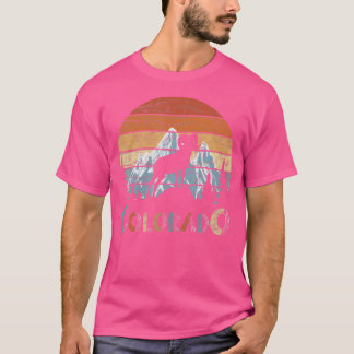 Colorado Rocky Mountains Skien Kamperen Klimmen T-shirt