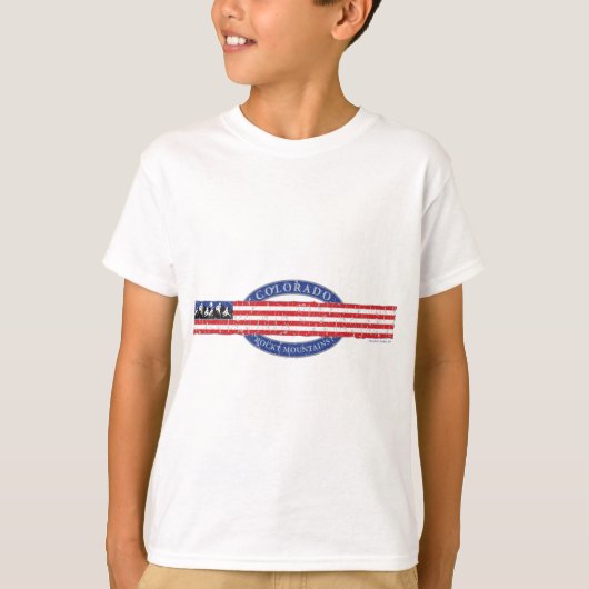 Colorado Rocky Mountains T-shirt (Voorkant)
