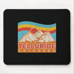 Colorado Rocky Mountains Telluride Skien Wandelen  Muismat