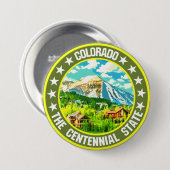 Colorado Ronde Button 7,6 Cm (Voorkant /achterkant)