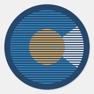 colorado ronde sticker