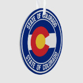 Colorado Round Emblem Ornament (voorkant)