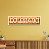 Colorado rustic bergscène canvas (Insitu (Woonkamer))