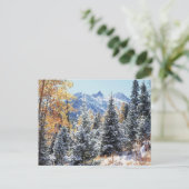 Colorado, San Juan-bergen, eerste sneeuw Briefkaart (Staand voorkant)