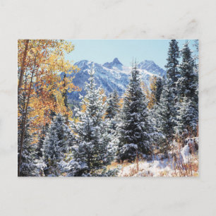 Colorado, San Juan Mountains, Eerste sneeuw Briefkaart