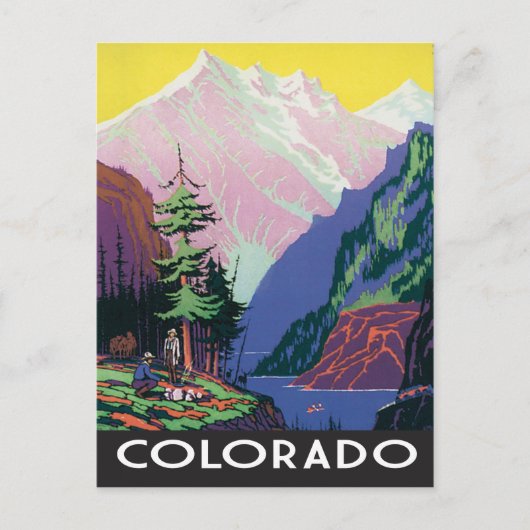  Colorado scène Briefkaart (Voorkant)