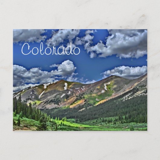 Colorado schilderachtig briefkaart (Voorkant)