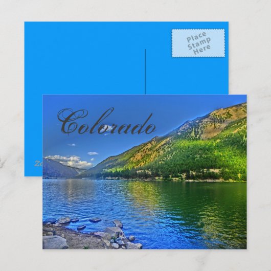 Colorado schilderachtig briefkaart (Voorkant / Achterkant)