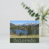 Colorado Schilderachtig Briefkaart meer en bergen (Staand voorkant)