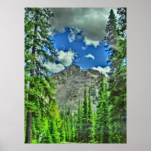 Colorado schilderachtig canvasafdruk poster (Voorkant)