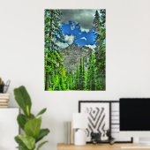 Colorado schilderachtig canvasafdruk poster (Thuiskantoor)