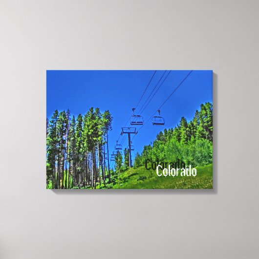 Colorado-scholierijdoek Canvas Afdruk (Voorkant)