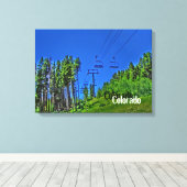 Colorado-scholierijdoek Canvas Afdruk (Insitu (Houten vloer))