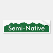 Colorado Semi-Native Bumpersticker (Voorkant)
