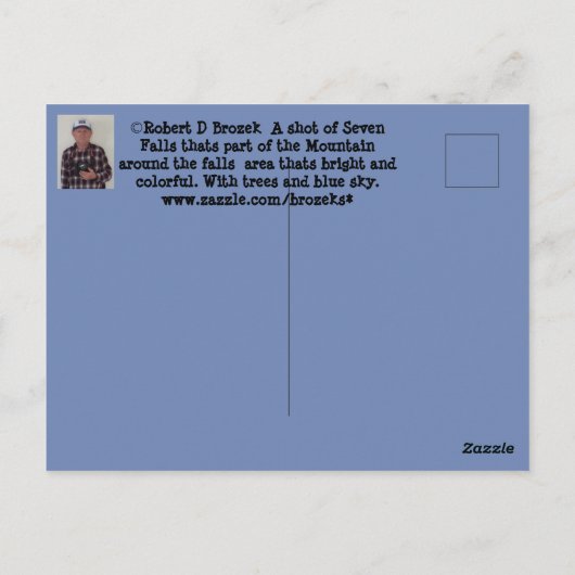 Colorado Seven Herfst POST KAART (Achterkant)