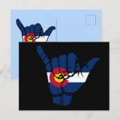 Colorado Shaka Sign - Rustig maar Briefkaart (Voorkant / Achterkant)