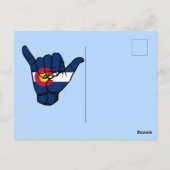 Colorado Shaka Sign - Rustig maar Briefkaart (Achterkant)