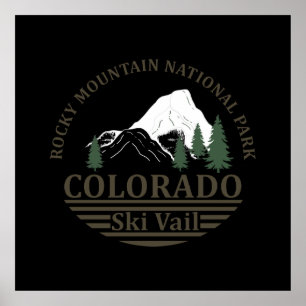 colorado ski in gebruik poster