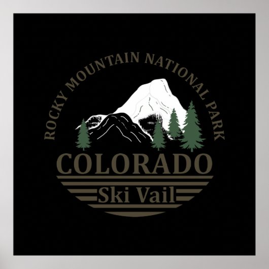 colorado ski in gebruik poster (Voorkant)