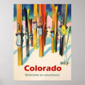 Colorado Ski Poster (Voorkant)