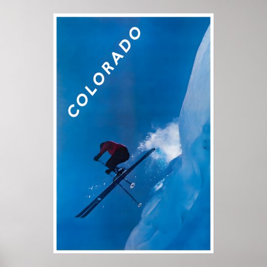 Colorado Ski-poster Langlaufen Kunst 1970s Poster (Voorkant)