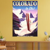 Colorado Ski print VS  poster skisport (Insitu (Woonkamer))