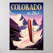Colorado Ski print VS  poster skisport (Voorkant)