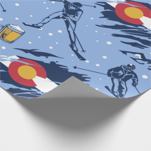 Colorado Ski & Snowboard Wrapping Papier