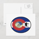 COLORADO SKI TIJD BRIEFKAART (Voorkant / Achterkant)