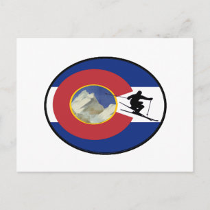 COLORADO SKI TIJD BRIEFKAART