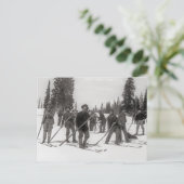 Colorado Skiers, 1910 Briefkaart (Staand voorkant)