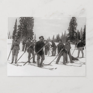 Colorado Skiërs, 1910 Briefkaart