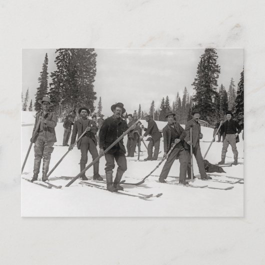Colorado Skiers, 1910 Briefkaart (Voorkant)