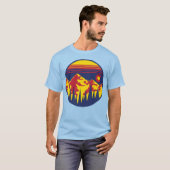 Colorado Skies Short-Sleeve T-shirt (Voorkant volledig)