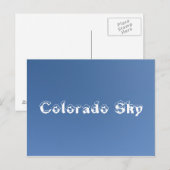 Colorado Sky Briefkaart (Voorkant / Achterkant)