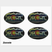 Colorado skyline fade stickers (Vel)