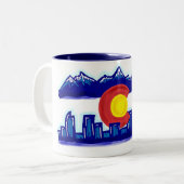 Colorado skyline mok (Voorkant links)
