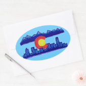 Colorado skyline stickers (Envelop)