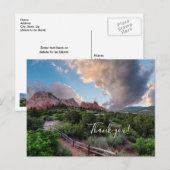 Colorado Slapende Reus Zonsopgang Bedankt Ansichtk Briefkaart (Voorkant / Achterkant)