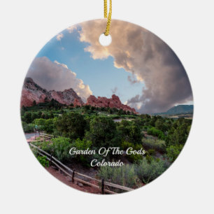 Colorado Slaping Giant Sunrise Circle Ornament