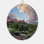 Colorado Slaping Giant Sunrise Circle Ornament (Links)