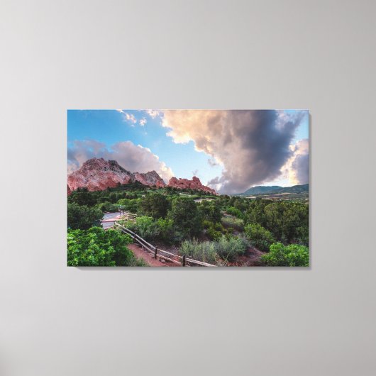 Colorado Sleeping Giant Sunrise Canvas (Voorkant)