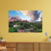 Colorado Sleeping Giant Sunrise Canvas (Insitu (Woonkamer))