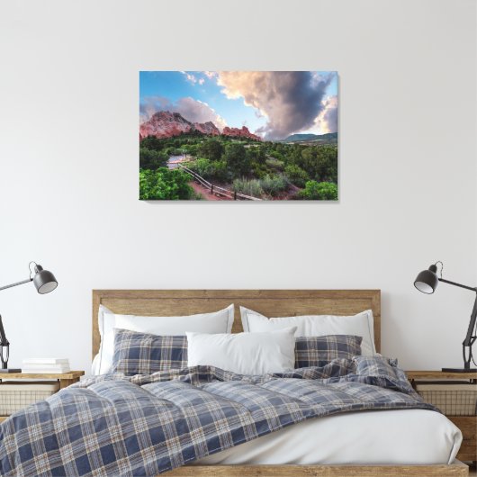 Colorado Sleeping Giant Sunrise Canvas (Insitu (Slaapkamer))